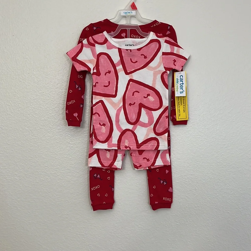 Carter’s Child of mine girl pajama set, please read description toddler